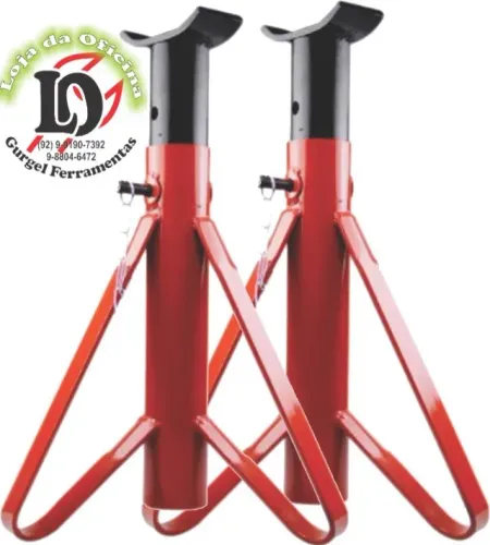 Cavalete 4 toneladas vermelho par - JAK