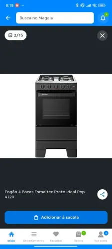 Vendo fogão, na caixa, por 450