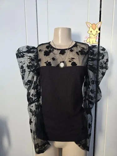 Blusa estilo vintage vitoriano 