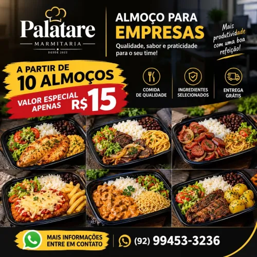 ALMOÇO PARA EMPRESAS
