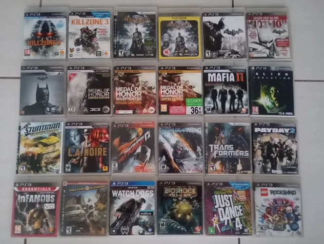 Jogos para PS3 variados.