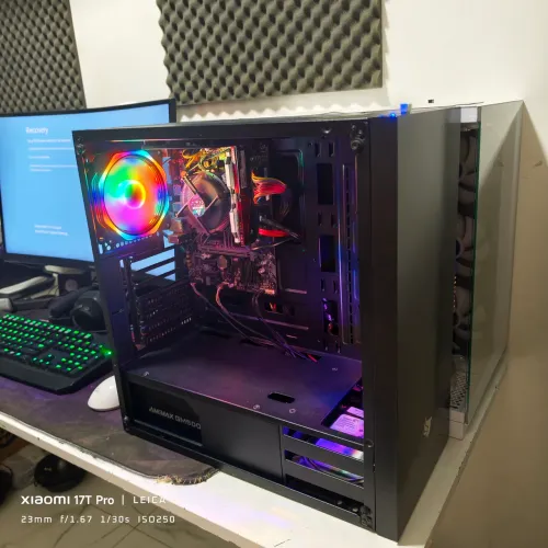 Pc gamer i3 8100 + 16GB DDR4 + 128GB SSD + HD + 500w GAMEMAX + Gabinete e fans RGB