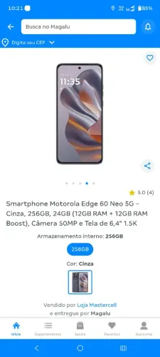 Celular 3 meses de uso