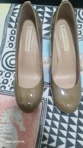 Sapato social bege tam 36