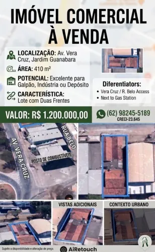 Imóvel comercial na Av.Vera Cruz Cruz