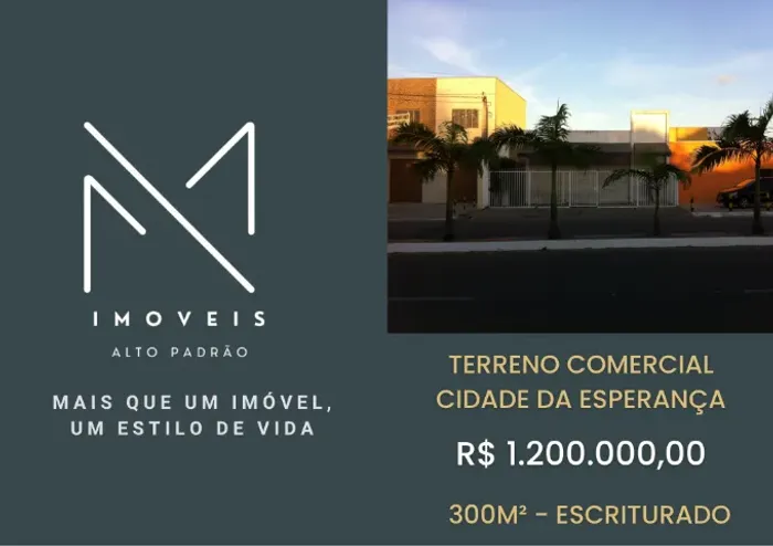 Terreno comercial em cidade da esperança, Natal RN, Oportunidade para Investimento