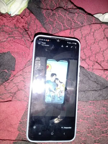 O celular pra venda