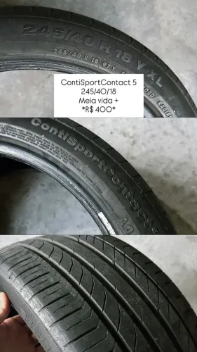 Vendo pneus Continental e Delinte