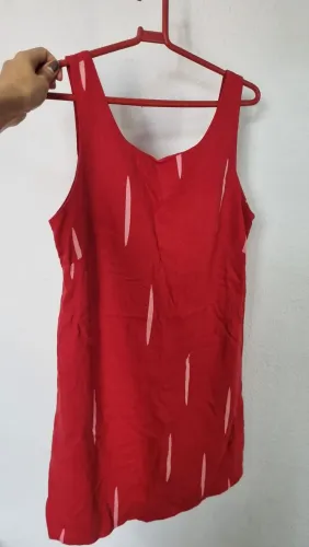 Vestido vermelho cantão