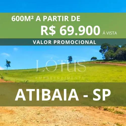 TERRENOS EM ATIBAIA COM CONTROLE DE ACESSO