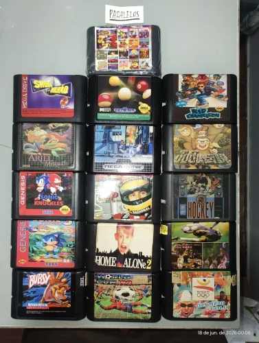 Mega Drive Cartuchos Paralelos