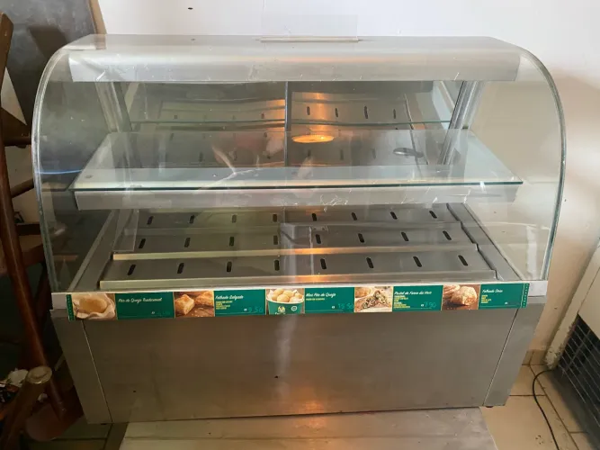 Balcão Vitrine Expositora para Doces e Sanduíches