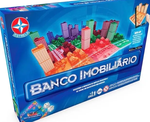 Banco imobiliário usado poucas vezes