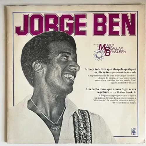 LP VINIL Jorge Ben - História da Musica Popular Brasileira (Coletânea)
