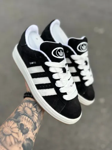 Tênis Adidas Campus 00s Masculino Premium Cor: Core Black - Disponível 38 AO 43