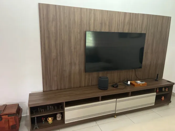 Rack com painel de Tv
