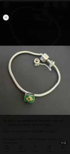 Pulseira Life Bandeira Brasil
