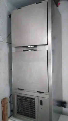 Refrigerador em inox horizontal 220v-190x70x80