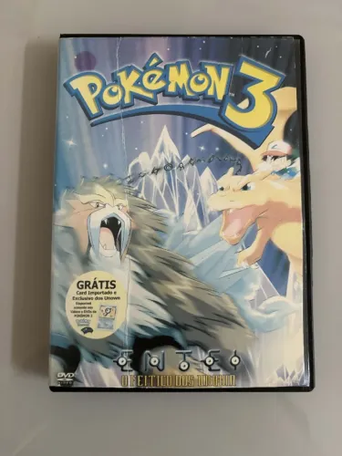 DVD Pokémon 3: O Feitiço dos Unknown - Original