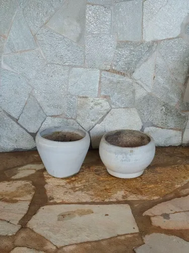 2 vasos de cimento de 0,30 por 0,40, por apenas 120,00 cada.