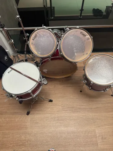 Bateria Acústica Klass Vermelha