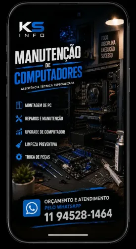 MANUTENÇÃO MONTAGEM E LIMPEZA DE MICROS
