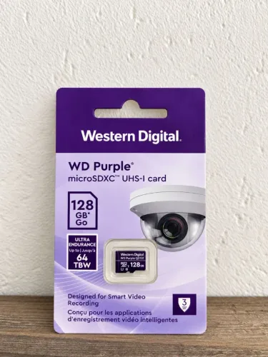 Cartão de memória WD purple 128 GIGAS - ORIGINAL