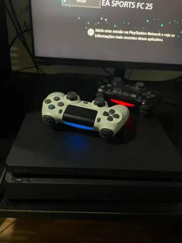 PS4 Slim pra vender logo
