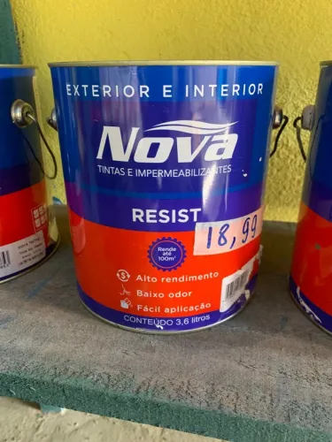 Tinta Acrílica Branca Nova Tintas 3.6L