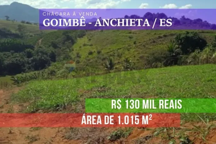 CHÁCARA À VENDA EM GOEMBÊ