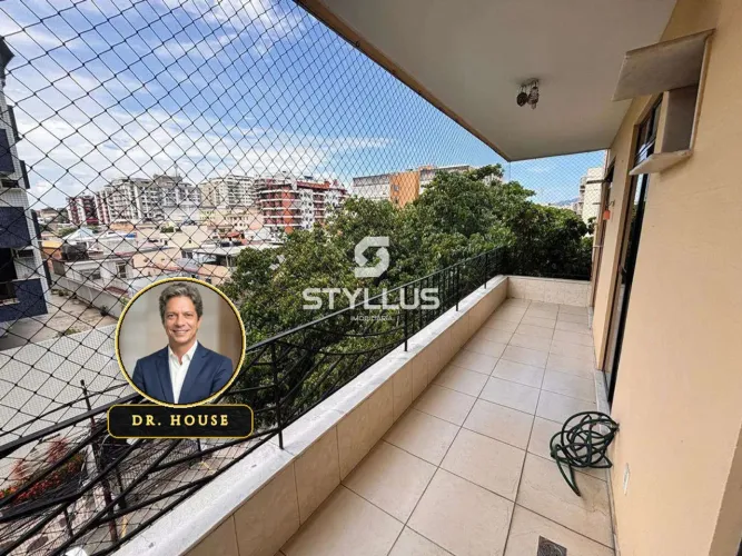 Apartamento de Frente com Suíte e Varanda no Méier! M70U