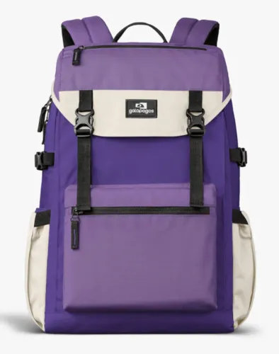 Mochila Pelican 30L - Roxo, Lavanda e Areia
