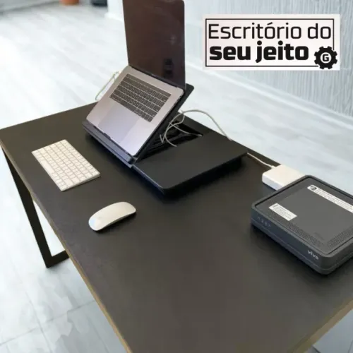 Escrivaninha Reforçada 120cm NOVA Mesa Industrial Multiuso para Computador de estudo Gamer
