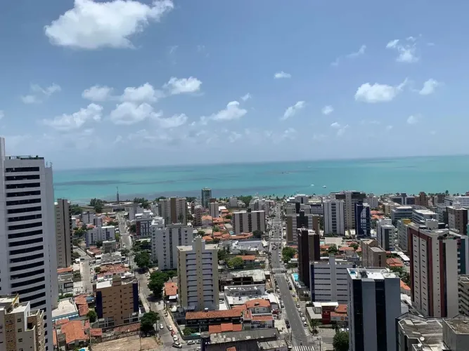 APARTAMENTO VISTA MAR DEFINITIVA C 117m² - 03 QUARTOS SENDO 02 SUÍTES + DCE - 04 VAGAS DE