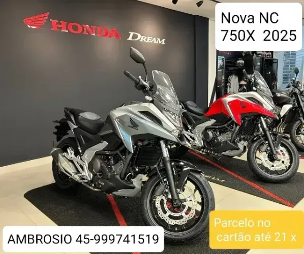 NC 750   2025  verm COM ACESSORIOS