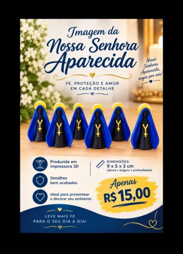 Imagem decorativa de Nossa Senhora Aparecida