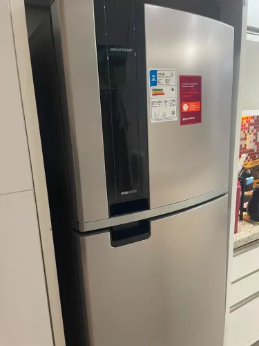 Geladeira Brastemp Frost Free Inverter 385L Duplex Inox 220v