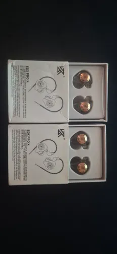 Fone KZ EDX Pro X Cinza com Microfone