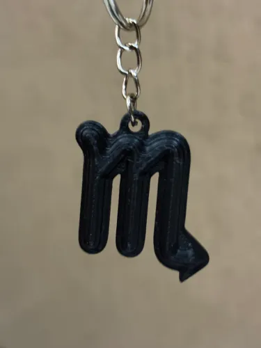 Chaveiro Símbolo do Signo Escorpião do Zodíaco Astrologia
