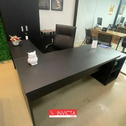 MESA EM L PEDESTAL 150CM PARA ESCRITÓRIO/HOME OFFICE