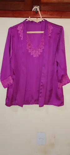 Blusa com guipir M