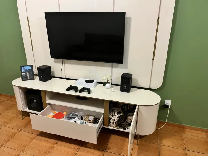 Painel + Rack Com LED Anapolis