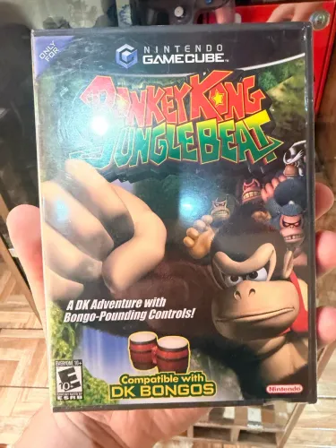 Donkey Kong Jungle Beat GameCube - LACRADO COLECIONADOR