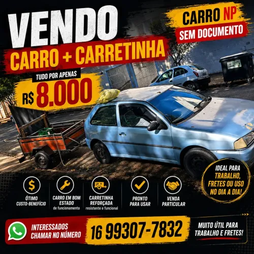 Volkswagen Gol Geração II 1000 Plus 8V 50cv Gasolina Mec. 2P 1995