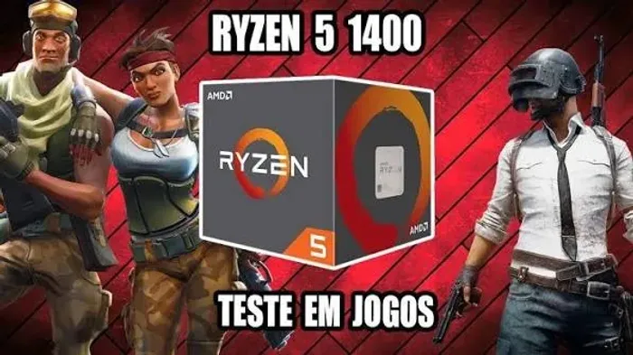 Processador Amd Ryzen 5 1400 OTIMO PARA JOGOS