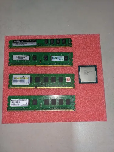 Processador + memórias ram