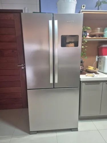 Geladeira Brastemp inox frost free frech door