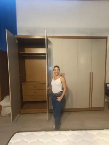 Guarda roupas roupeiro grande peça nova dicasabh 