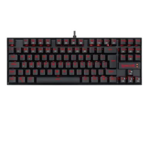 Teclado MecânicoRedragon Kumara Single Color LED Vermelho Switch