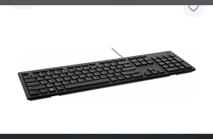 teclado dell kb216 qwerty preto